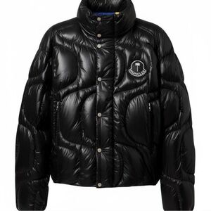 Moncler Shiny Black Quilted Jacket